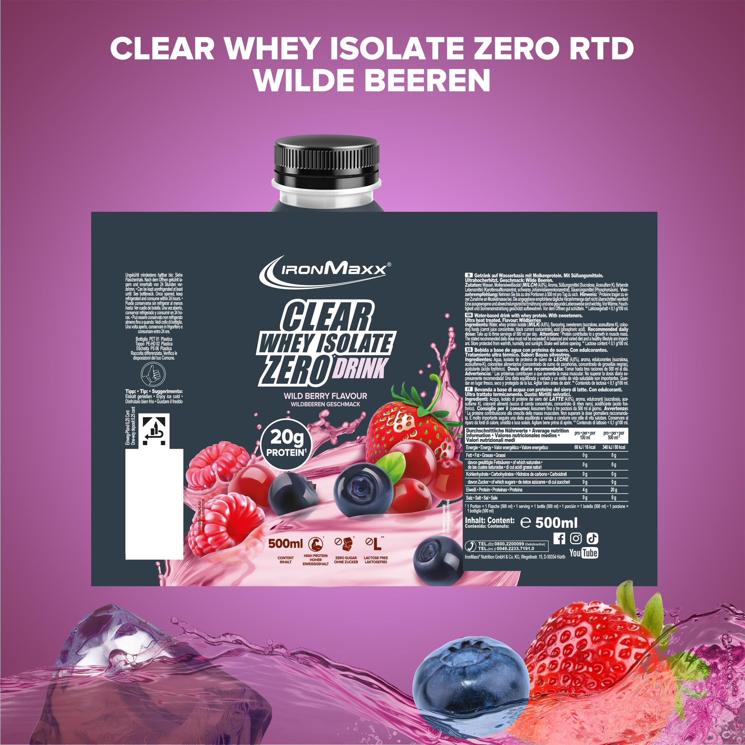 Efectiv Clear Whey Isolate gives you 24g of protein in a fruity flavor
