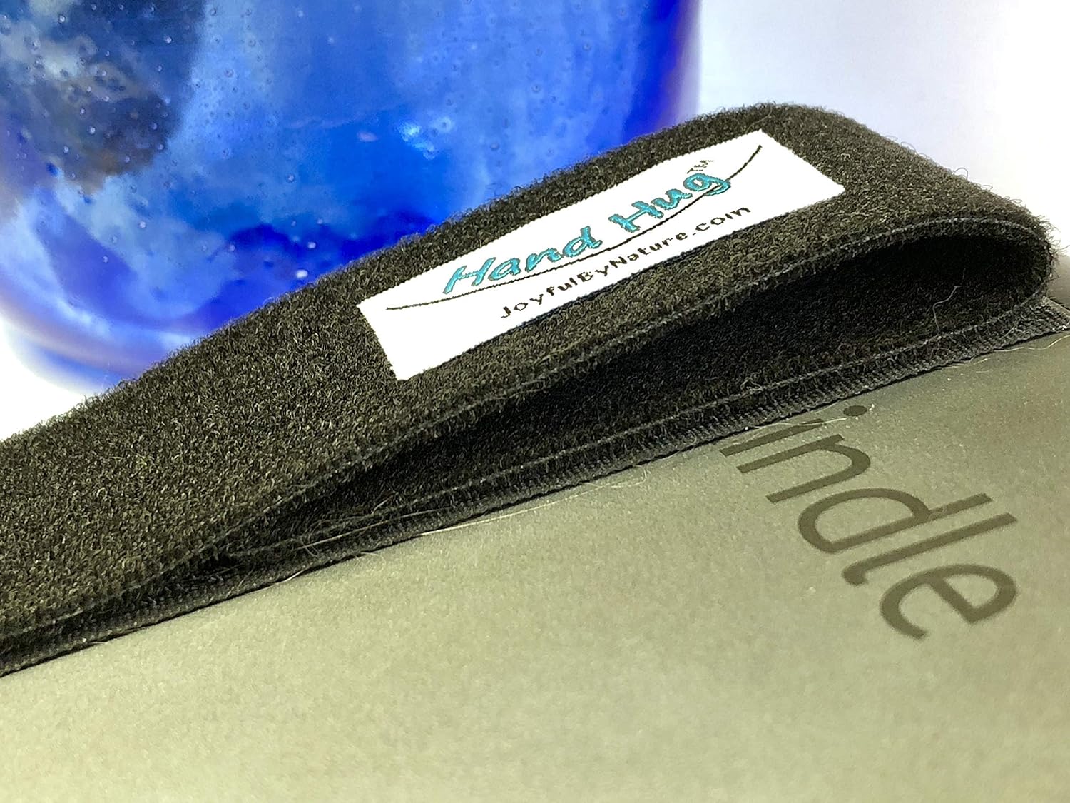 HandHug™ Tablet Grip for Kindle, Nook, Small Tablet – Sleek Portable Handle Strap for Convenient One-Handed Hold and Tap