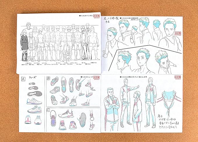 Amazon 風が強く吹いている 設定資料 制作資料 166枚 東京書販 アニメ 萌えグッズ 通販