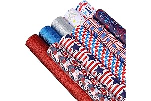 Patriotic Crafts with 4th of July Faux Leather Sheets