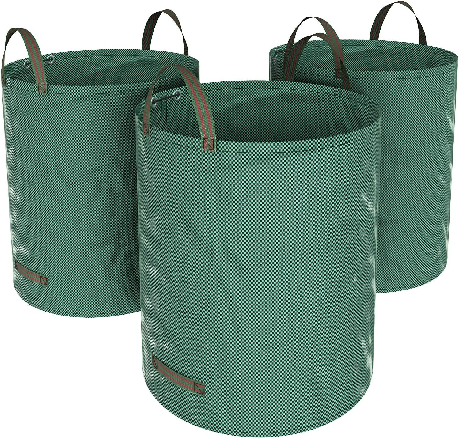 Sacs de jardin Lot de 3 sac jardin 272L Sacs de déchets jardin résistants Sac à déchets de