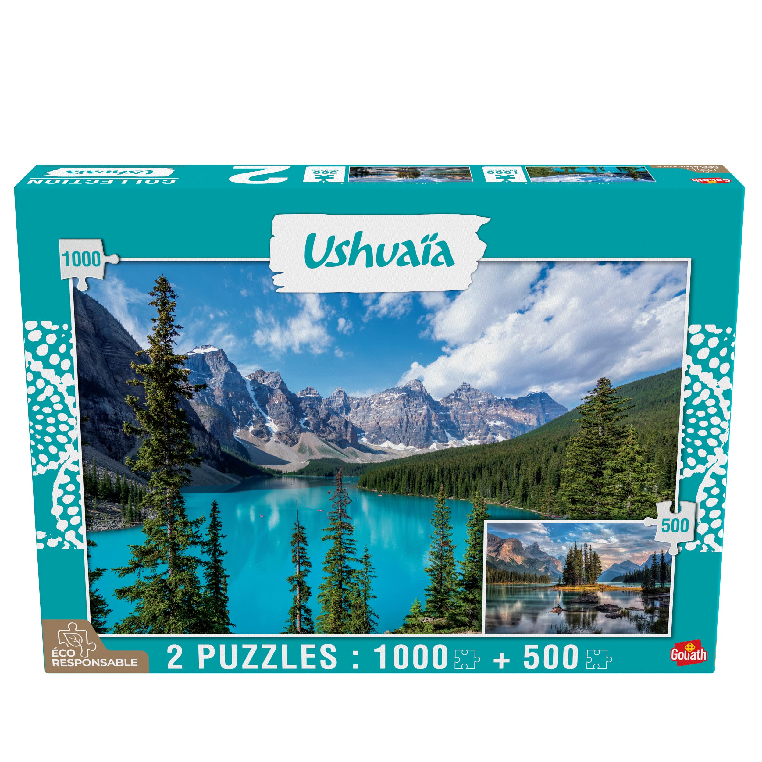 Goliath 923189.004 Ushuaia Collection-Moraine Maligne Lake (Canada), Blue