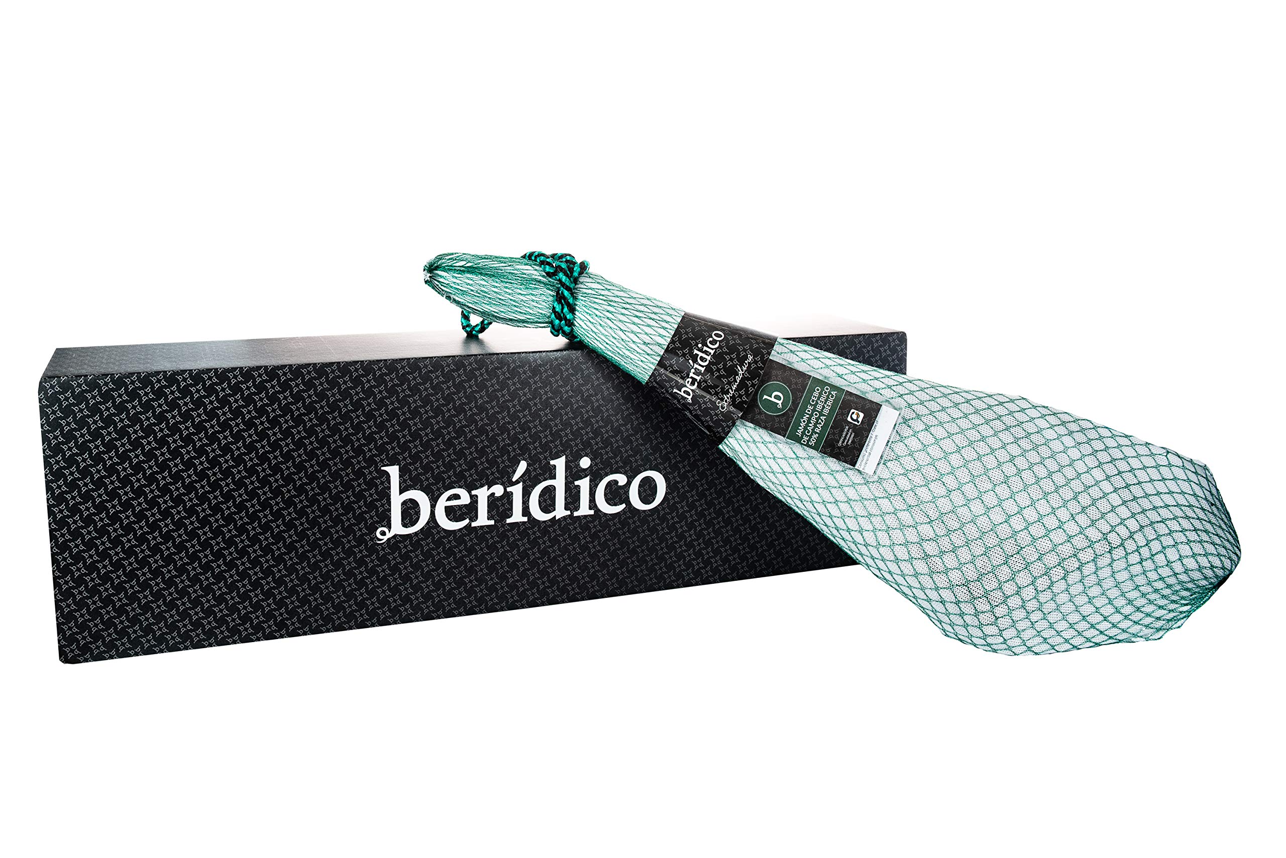 Jamón de Cebo de Campo Ibérico. 50% Raza Ibérica "Etiqueta Verde" Pieza de 7,5 Kg aprox. Elaboración 100% Artesanal. BERÍDICO. Jamón Ibérico. Extremadura