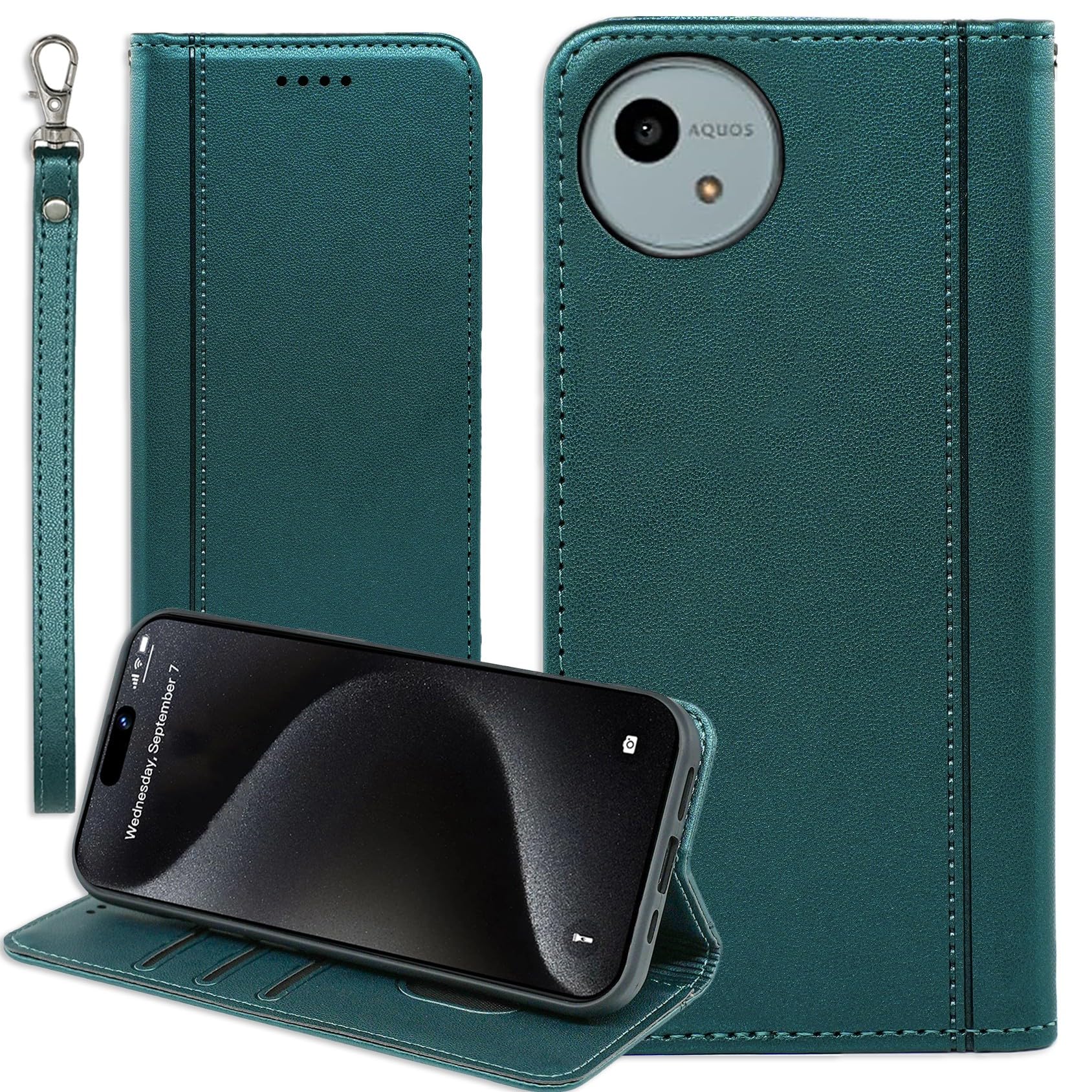Amazon.co.jp: AQUOS wish4 SH52E ケース 手帳型 wish 4 通用