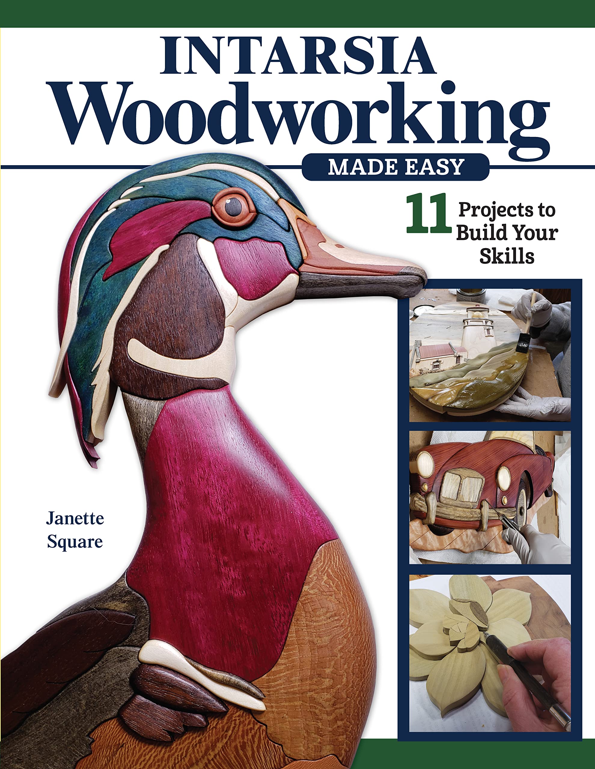 Intarsia Woodworking Made Easy by Janette Square PAPERBACK 9781497102989