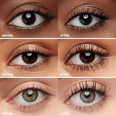Smashbox Super Fan Lash Lengthening Mascara | Fanned-Out Volume + Length, Long-Wearing Mascara without Clumping, 0.34 Fl Oz, Black
