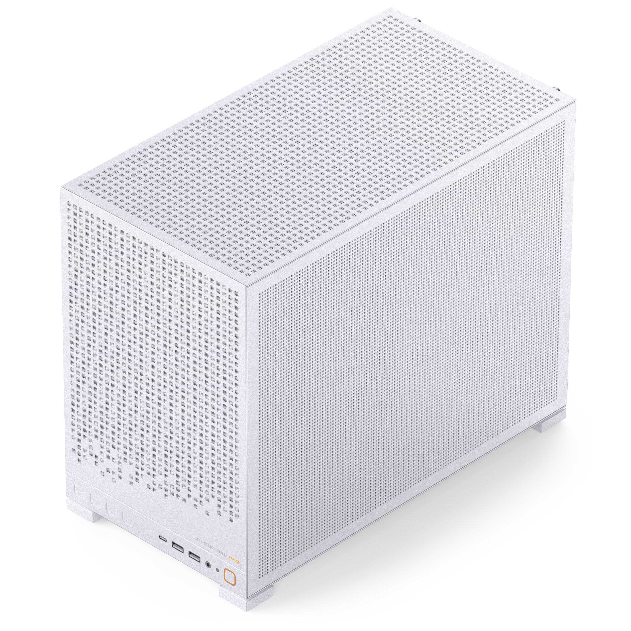 Jonsbo D32 PRO Mesh PC-Gehäuse Weiß – Kompaktes mATX-Case mit Back-Connect-Support, Staubfiltern & High-End-Kühlung
