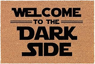 Welcome Doormat Coco Coir Door Mat Welcome to The Dark Side Funny (30