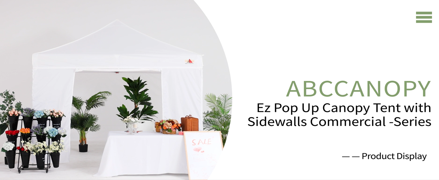 Amazon | ABCCANOPY タープテント 3mx3m 2.5mx2.5m 横幕4枚（サイド