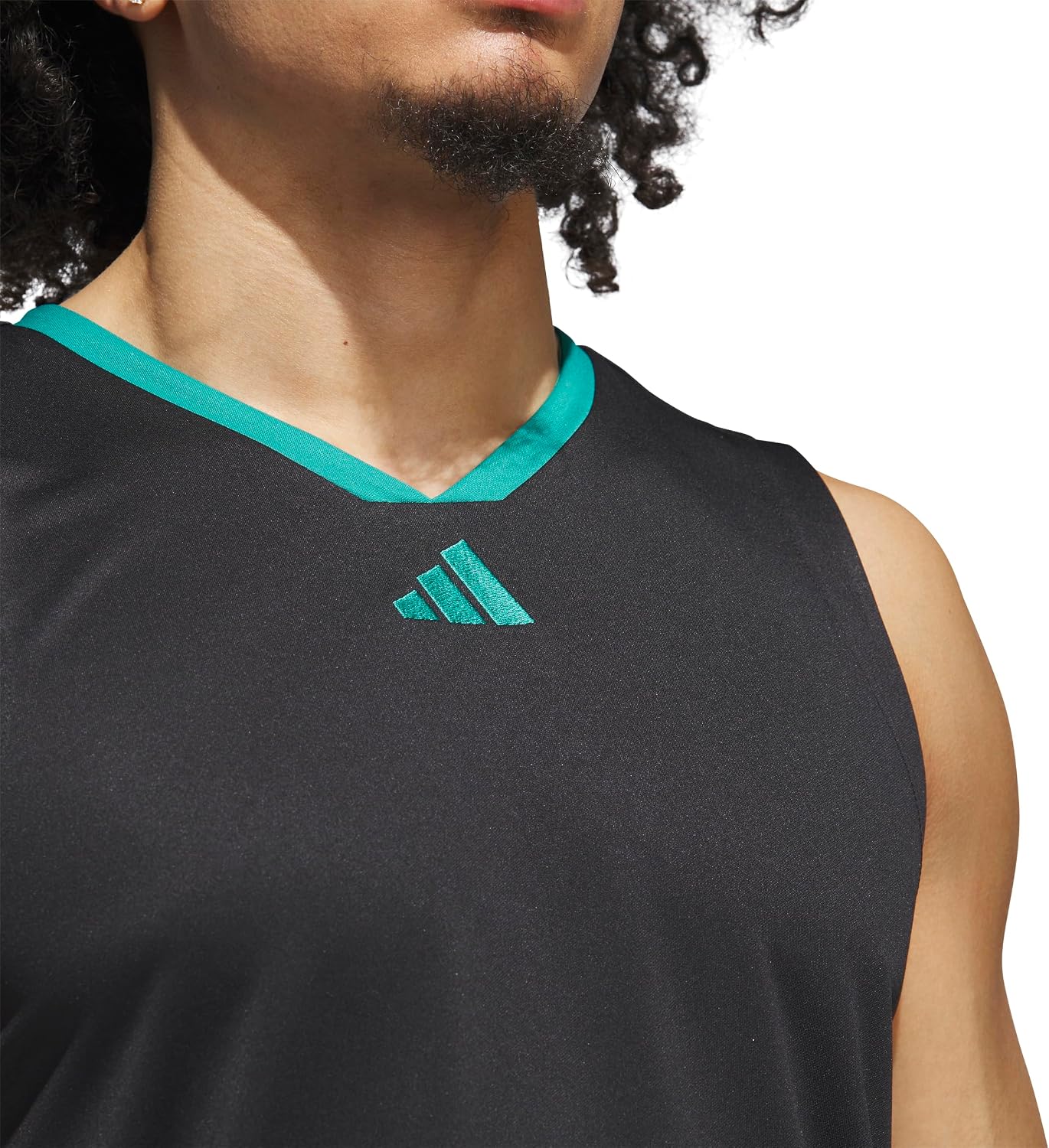 adidas Mens Basketball Legends 3-Stripes Tank Top