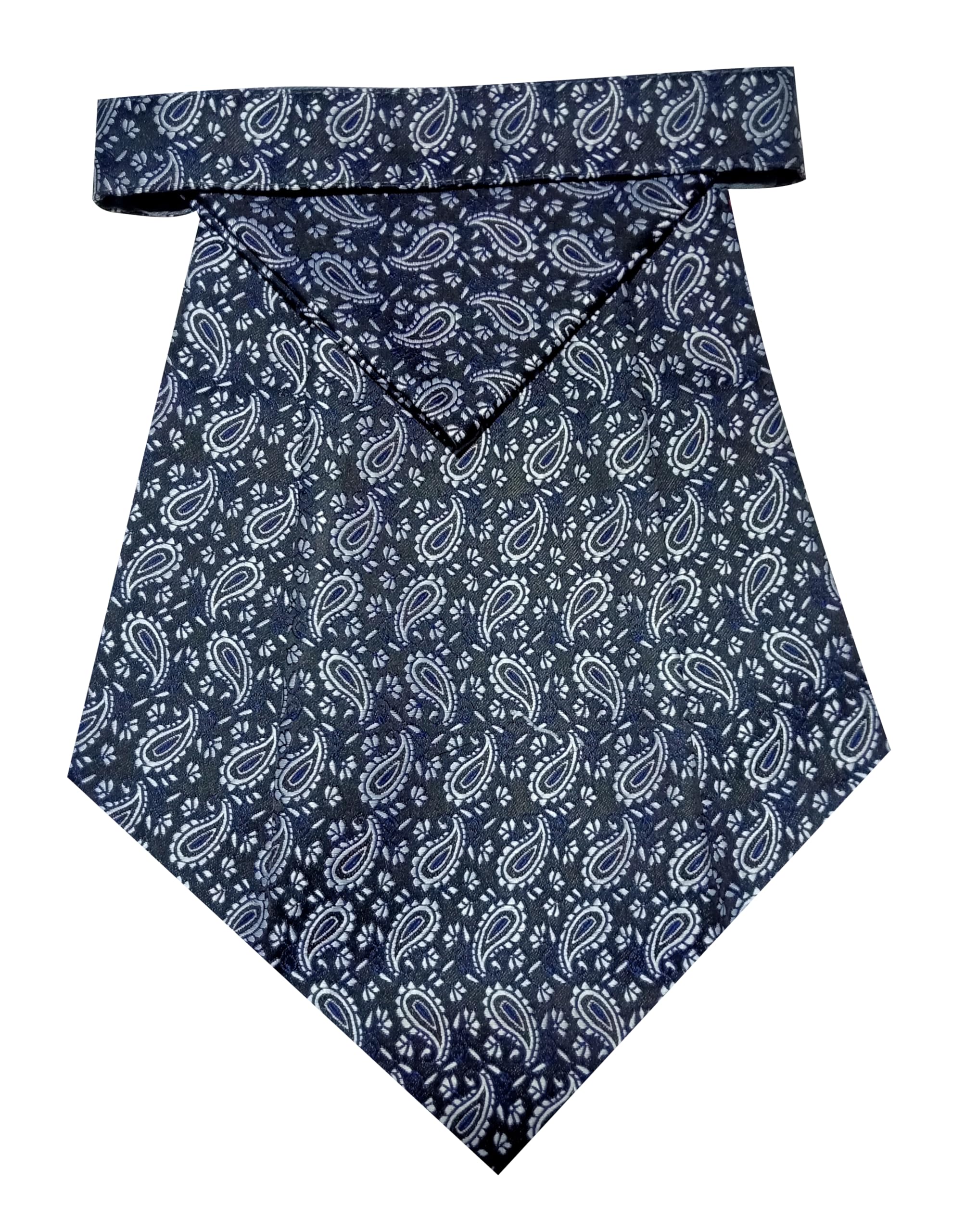 Cravat Ties for Men Paisley Cravat for Men Wedding Jacquard Woven Men,s Cravat Tie With Pocket Square-image-45