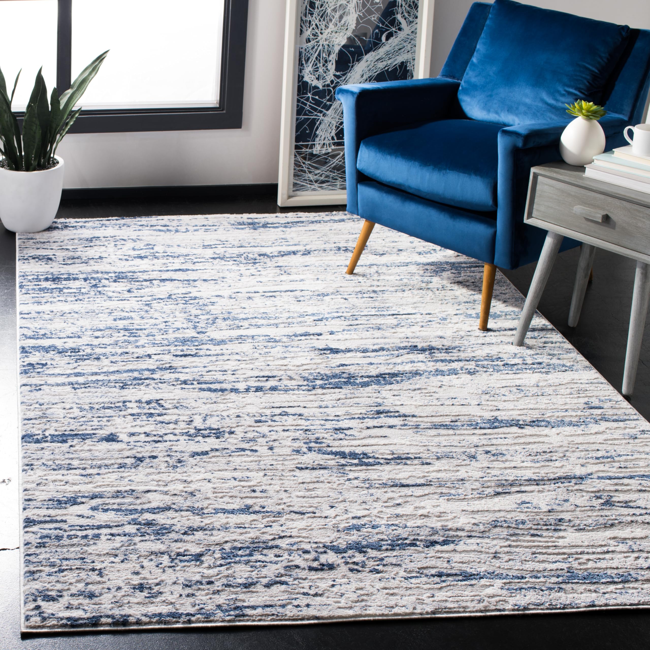 Tapis moderne doux Safavieh Amelia pour réchauffer l'ambiance d'une chambre froide