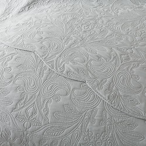 Miniatura 7 de HoneiLife Juego de edredón tamaño Queen  Juego de ropa de cama de 3 piezas tamaño Queen, juegos de edredón de microfibra, colchas ligeras,