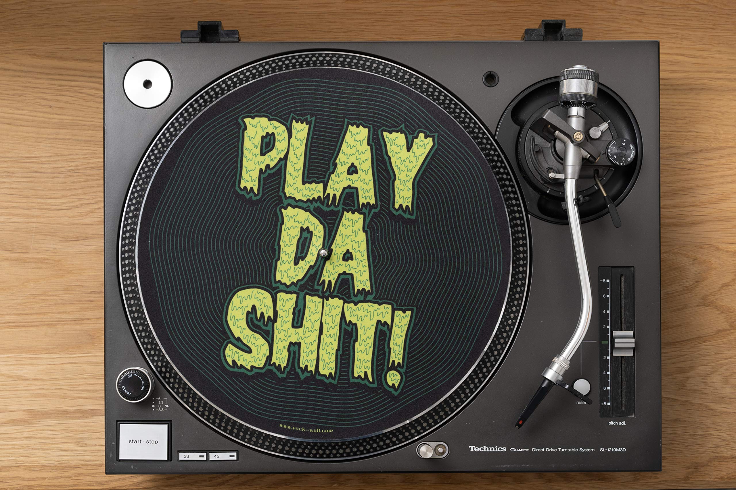 Amazon | ターンテーブルスリップマット - Play Da $h*t | DJ・VJ