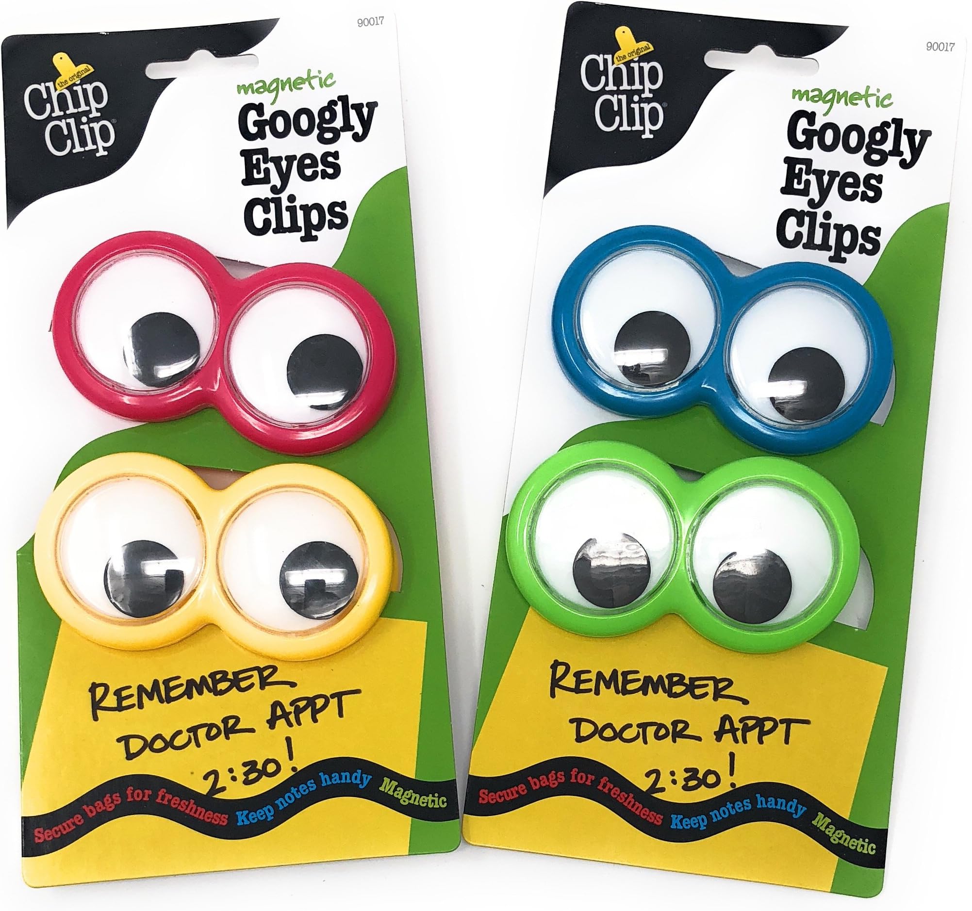 Clips, Googly Eyes, Set Of 2
