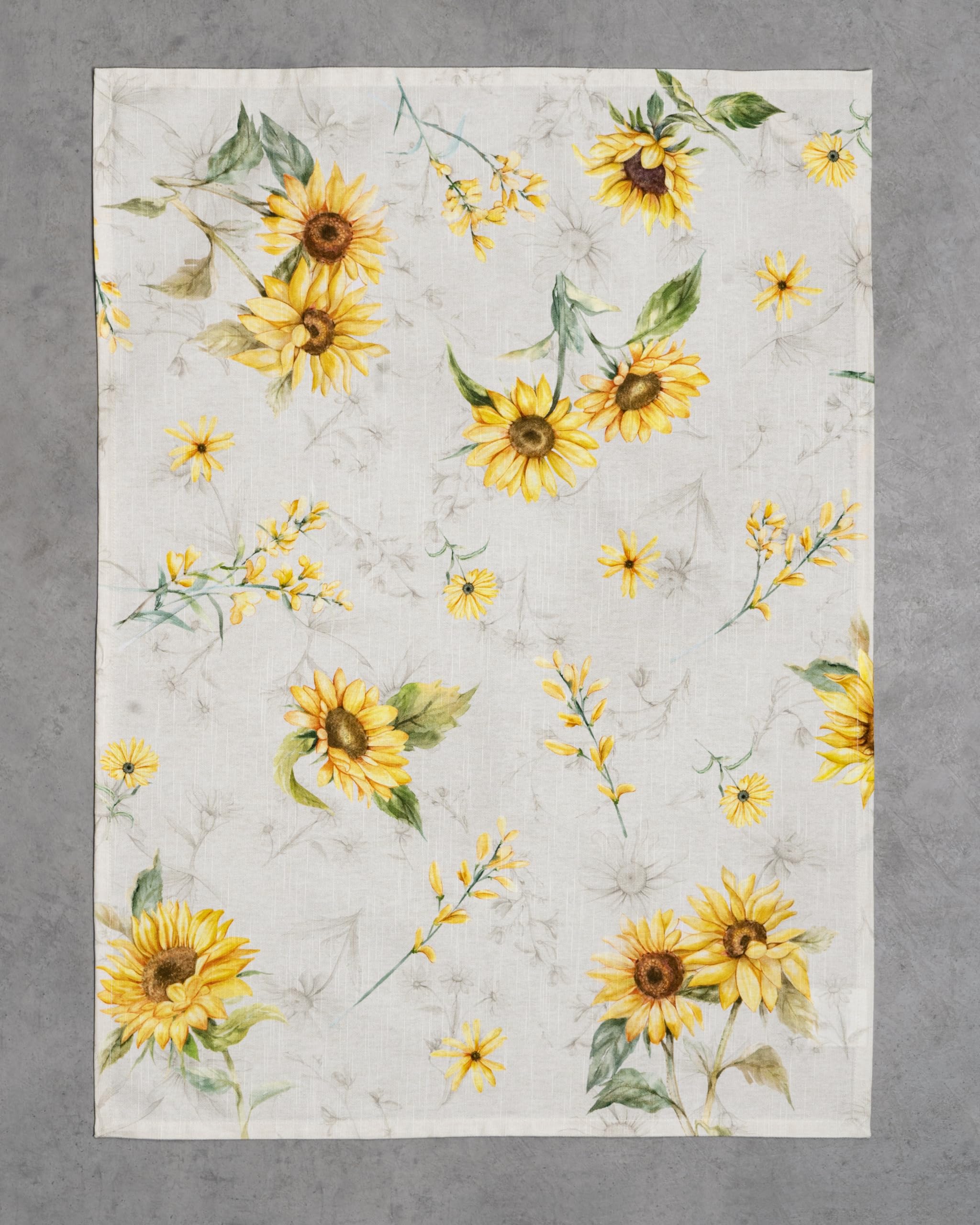 Maison d' Hermine Kitchen Towels Set of 3 100% Cotton 70 CM x 50 CM Reusable Cloth Tea Dish Towels Absorbent with Hanging Loop for Kitchen Dining Gifts for Mothers Day (Citrus) - Image 4