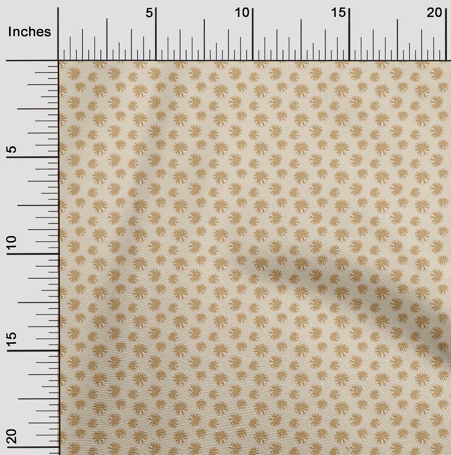 oneOone Cotton Flex Peach Fabric Asian Block DIY Clothing Quilting Fabric Print Fabric By Yard 40 Inch Wide
