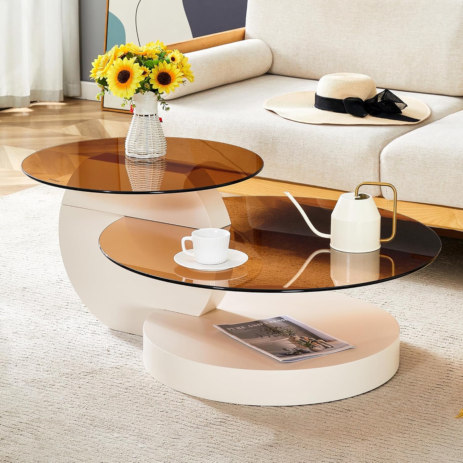 Glass Coffee Tables for Living Room Round Coffee Ethiopia Ubuy