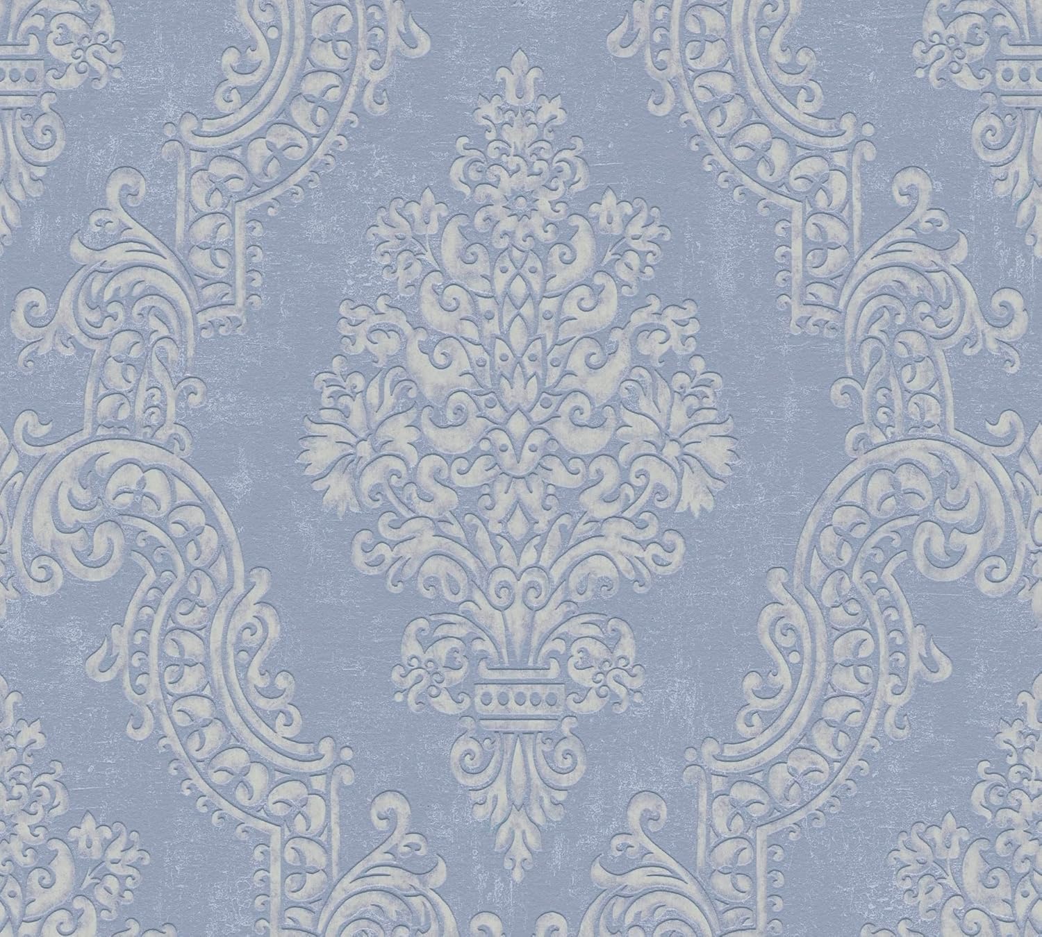 A.S. Création Pure Elegance 397652 Non-Woven Wallpaper with Ornaments, 0.53 x 10.05 m, Purple, Baroque Wallpaper Made in Germany