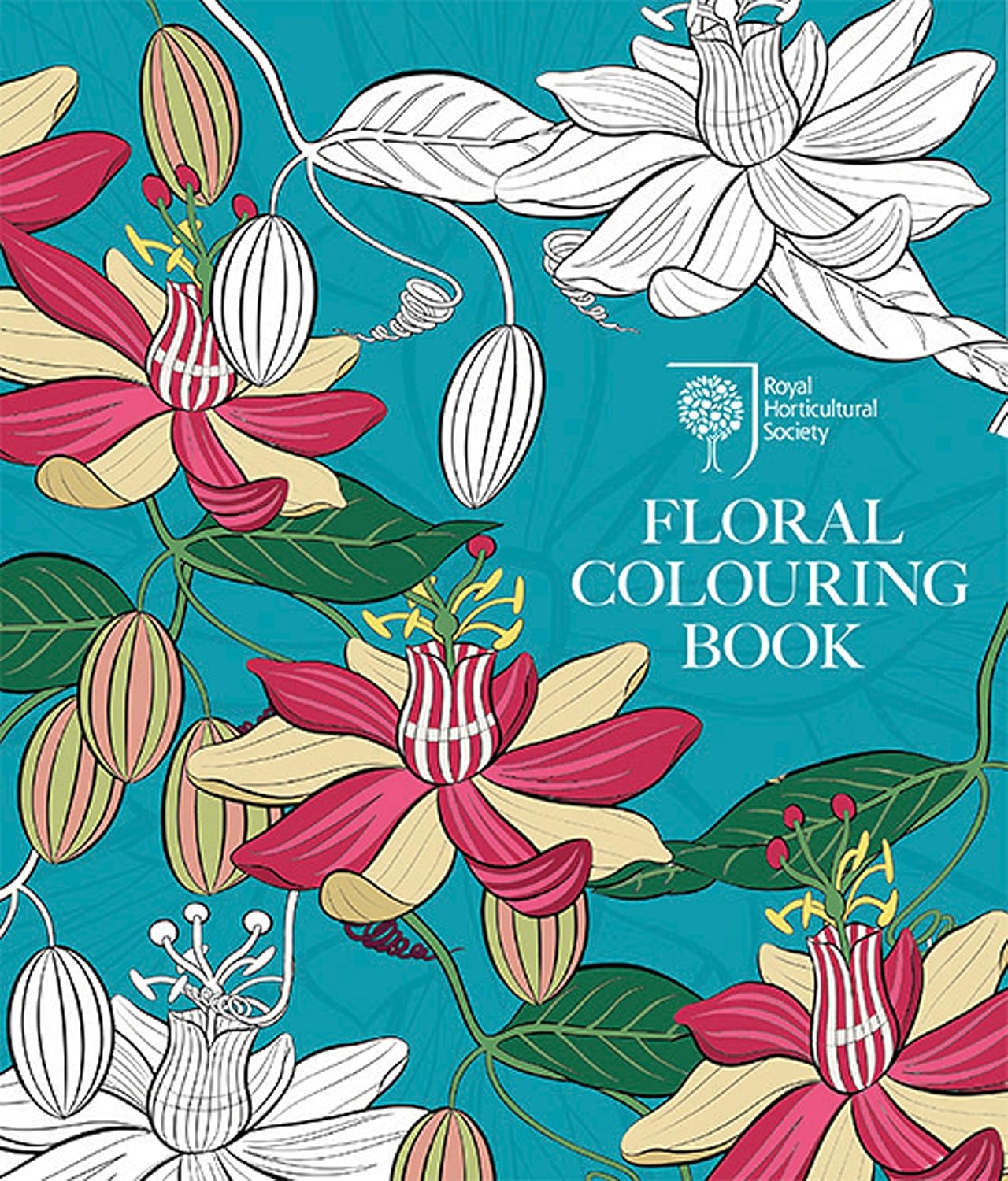 Amazon.com: RHS Floral Colouring Book: 9780711237711: RHS: Books