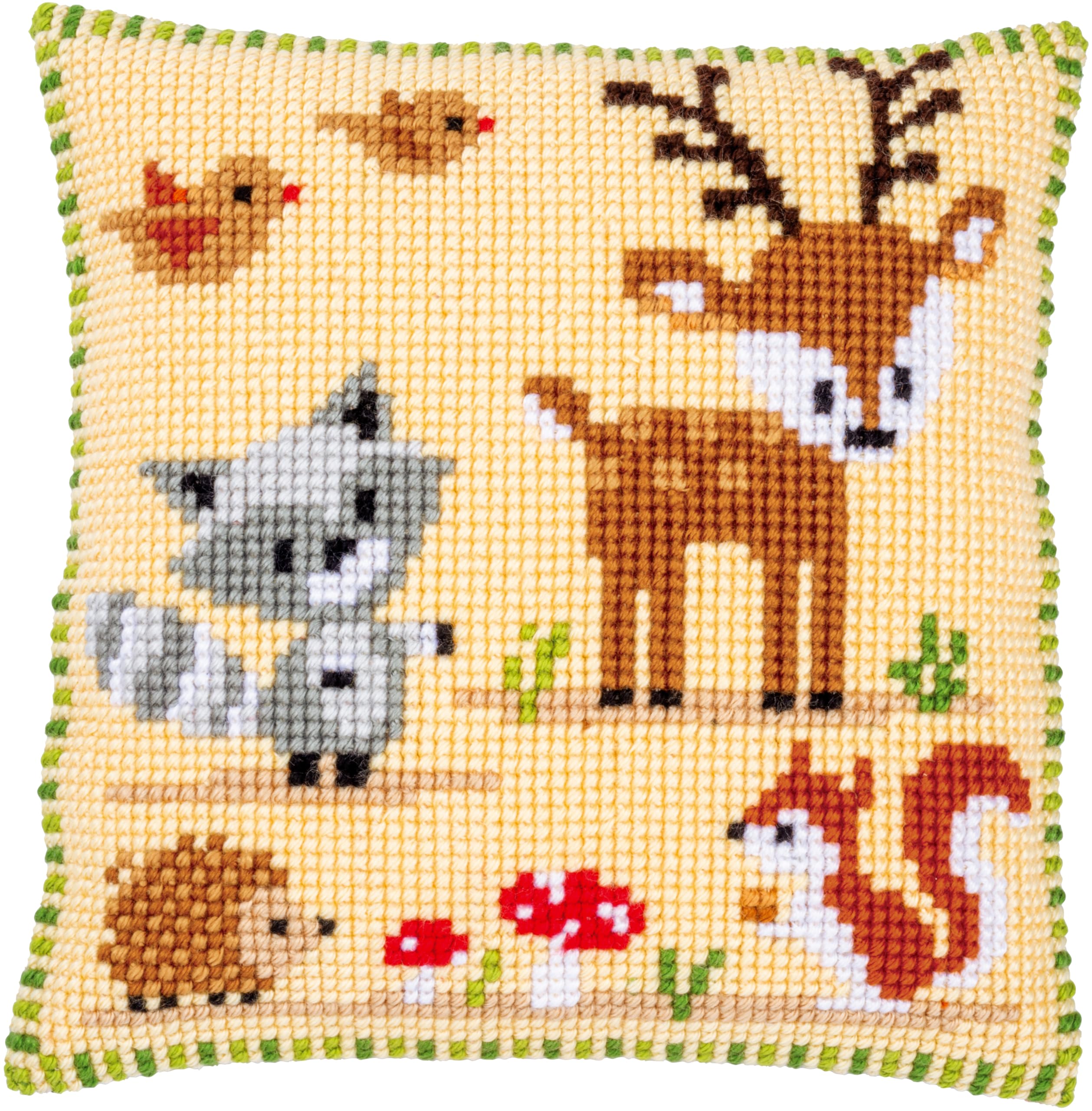Vervaco Cross Stitch Kit: Cushion: Forest Animals