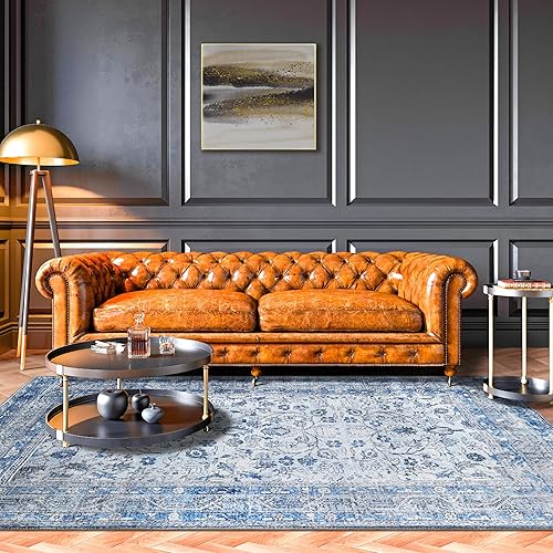 Miniatura 69 de Superior Alfombra de área para interiores para sala de estar, dormitorio, cocina/comedor, oficina, única, alfombras con respaldo de algodón, Athena