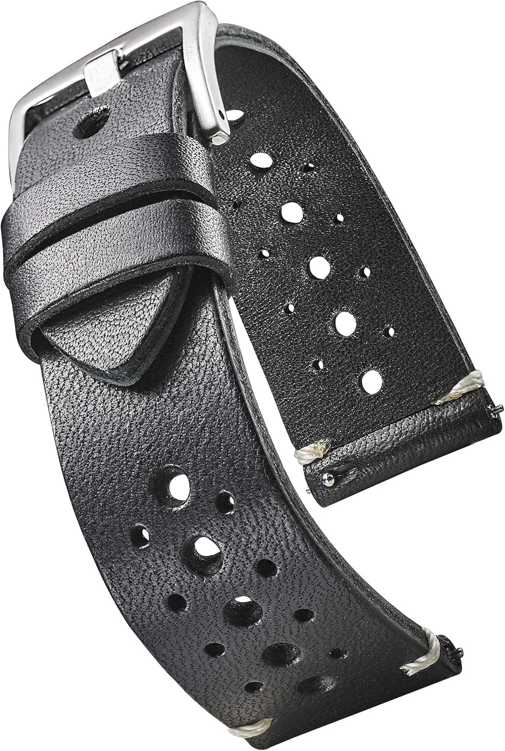 ALPINE Vintage Leather Watch Band - Replacement Watch Bands for Women & Men - Compatible with Regular & Smart Watch Bands