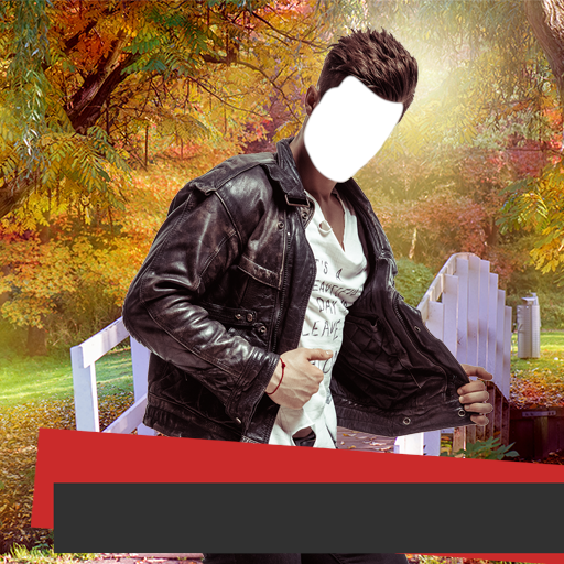 Männer Jacke Foto Montage