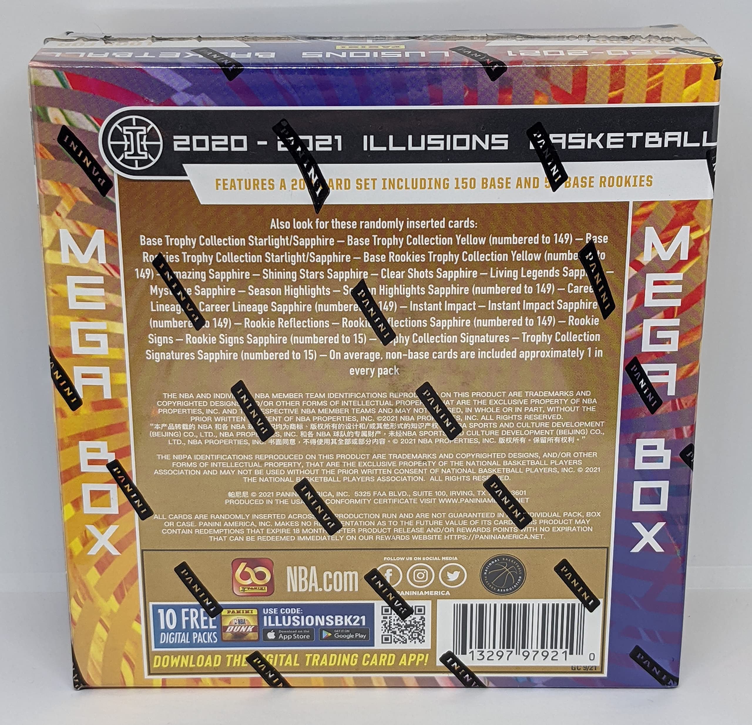 Amazon.com: 2020-21 Panini Illusions NBA Basketball Mega Box (60