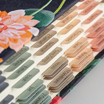 DiverseBee Laminated Bible Tabs, Easy to Read, Petite Size (Macarons)