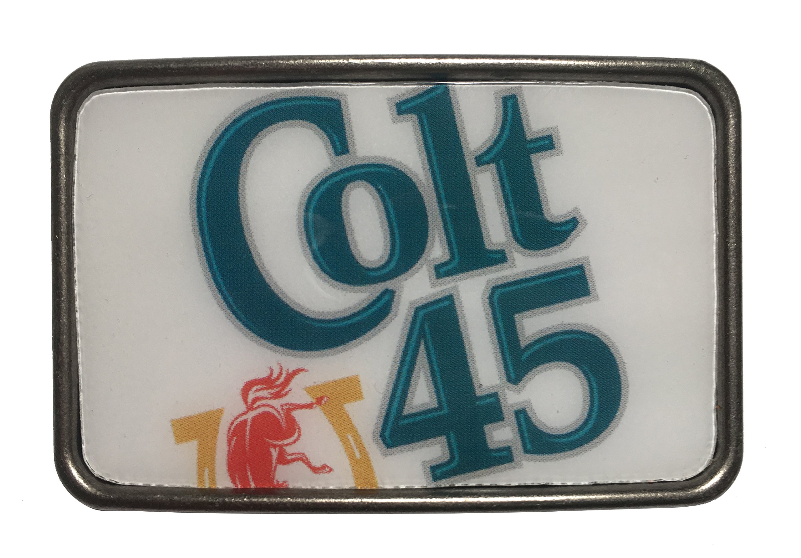Hand Made Vintage Style COLT 45 Beer Can Belt Buckle