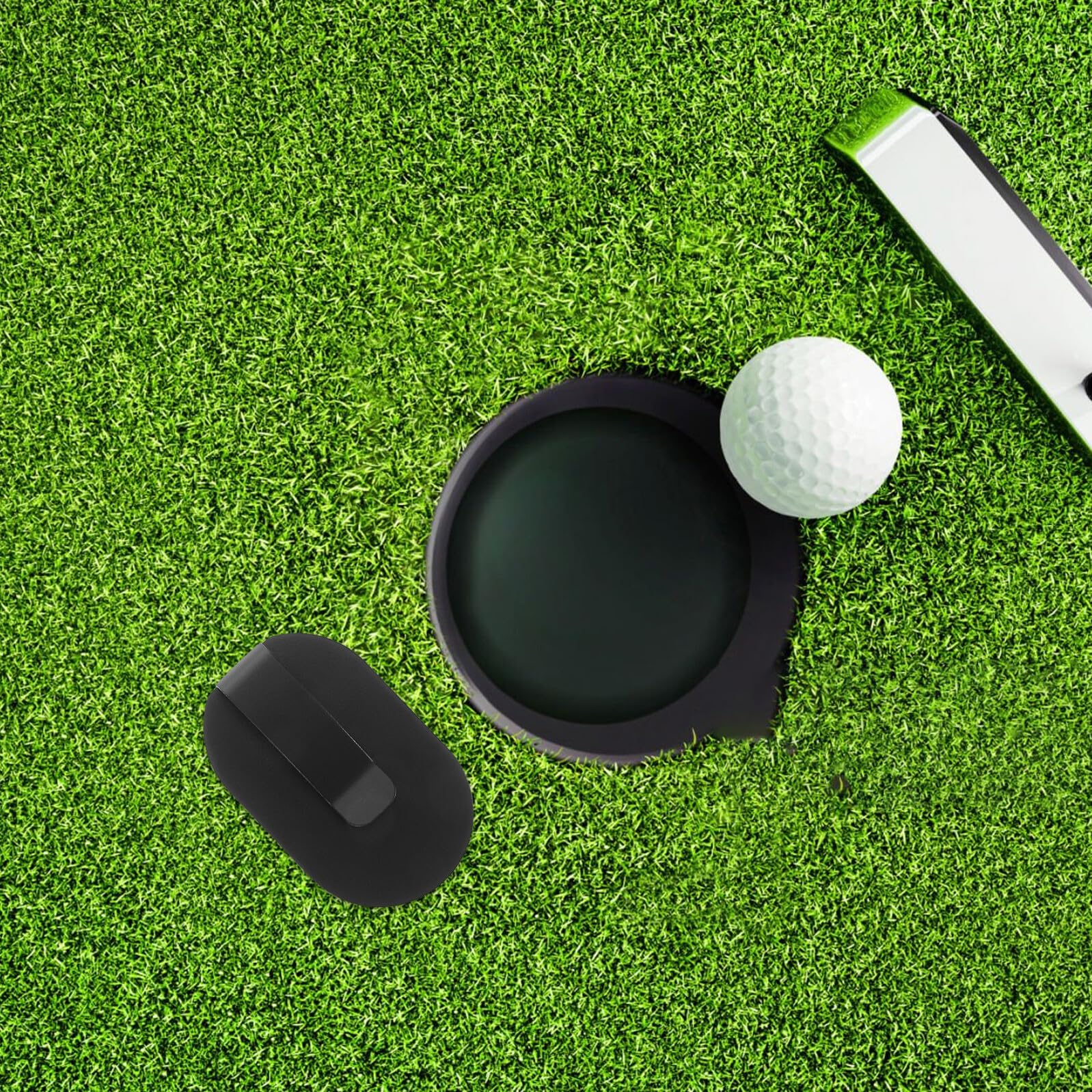 Alasum 2 Stück Magnetischer Golf-messgerät-gürtelclip Langlebigem Stahl und Silikon für Golfzubehör Einfache Befestigung Am Golfbag Tasche oder Gürtel Wetterfest und Präzise