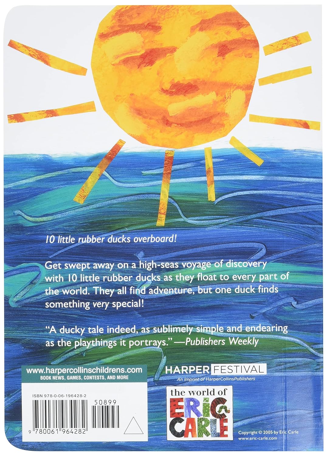 World of Eric Carle 10 Little Rubber Ducks Board Philippines