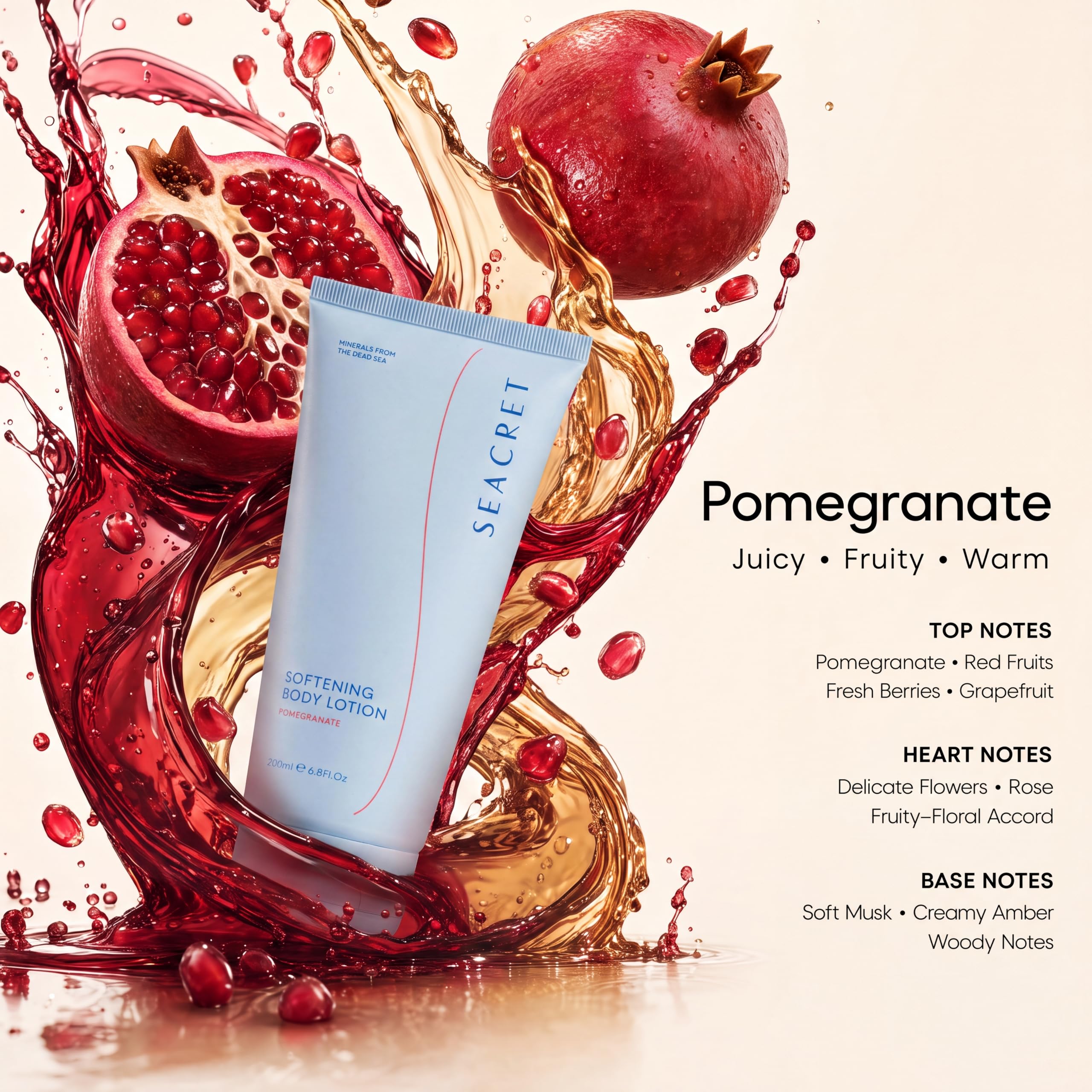 Amazon | SEACRET シークレット ボディーローション 200mL ザクロ