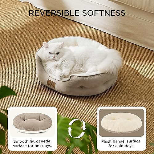 Miniatura 2 de Bedsure Cama para perros pequeños lavable para perros pequeños camas redondas para gatos de interior cama redonda para mascotas para cachorros y