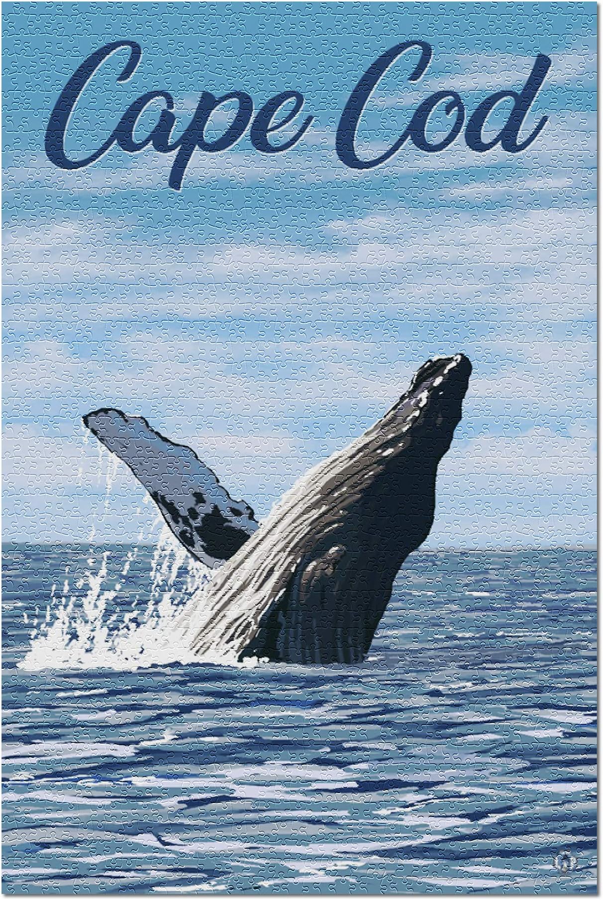Cape Cod - Humpback Whale 95498 (Premium 1000 Piece Jigsaw Puzzle for Adults, 20x30, Made in USA!)