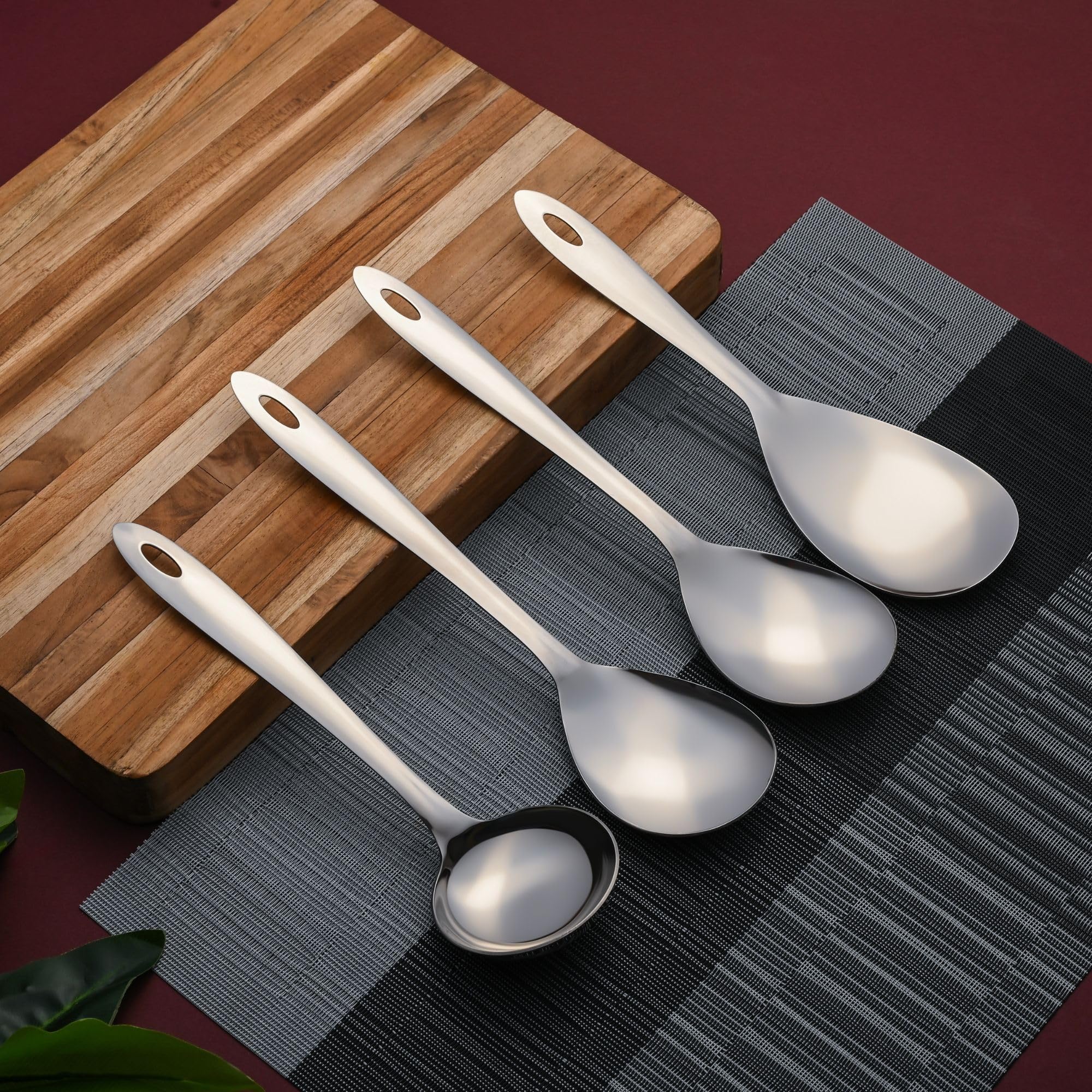 Montavo Stainless Steel Serving Utensil Set - 3 Piece -12