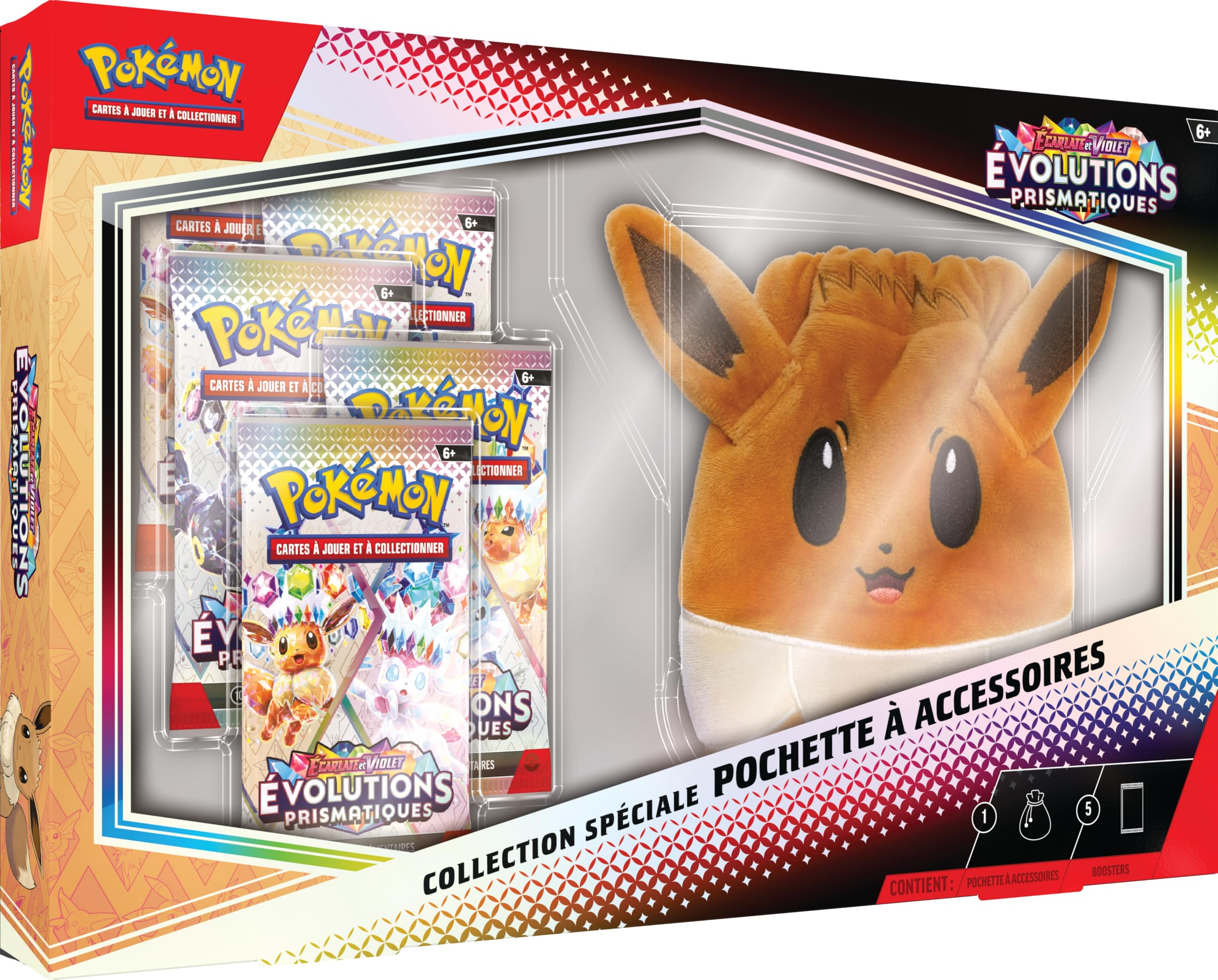 Prismatic Evolutionsアクセサリーポーチセット イーブイポーチ Pokémon: Special Collection Accessory Pouch Scarlet and Purple