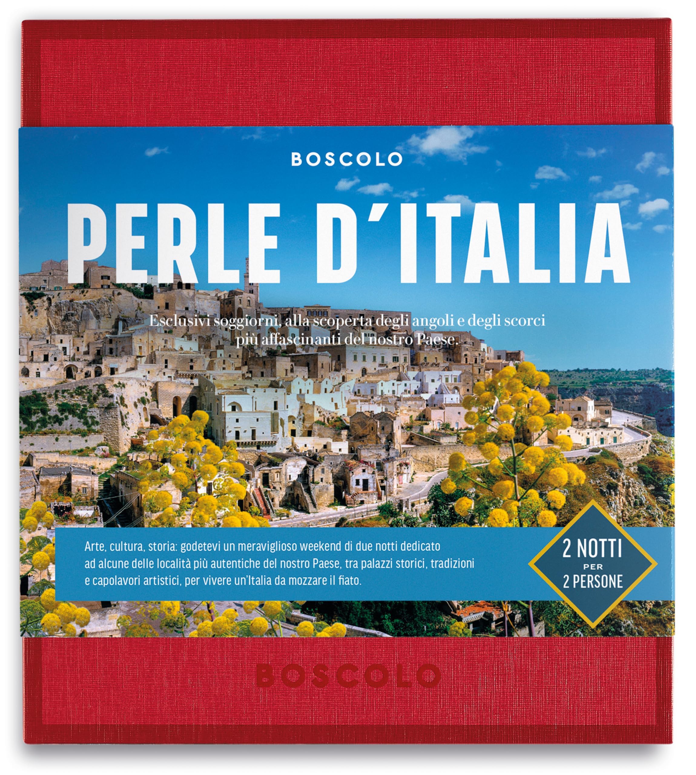 Boscolo Gift Città d'Italia - Cofanetti Viaggio Regalo per 2 Persone, Idee Regalo Donna e Uomo
