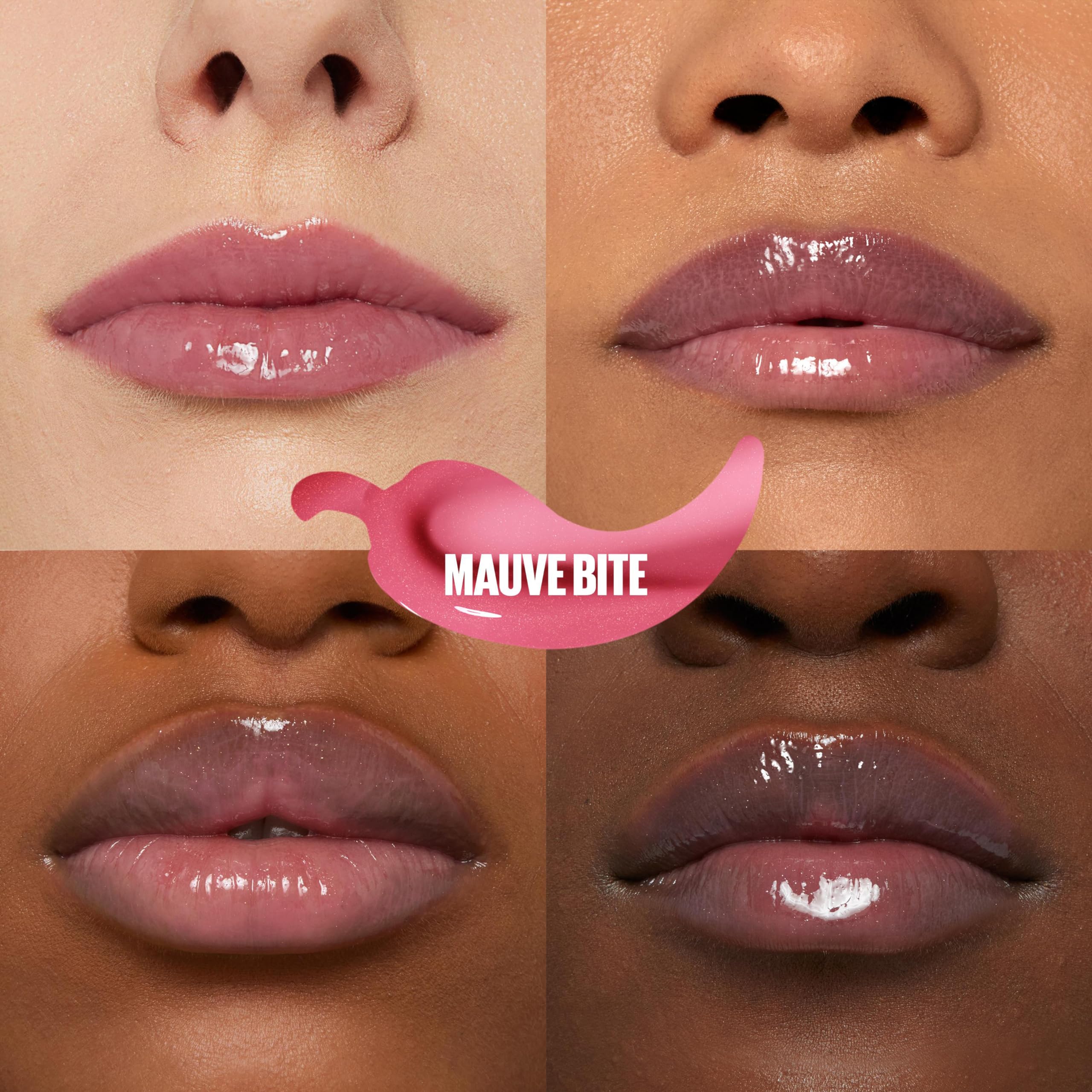 Maybelline New York, Lifter Plump Lip Gloss, Lasting Plump, Heated Formula with Hyaluronic Acid and Chilli Pepper, XL Wand - Image 2