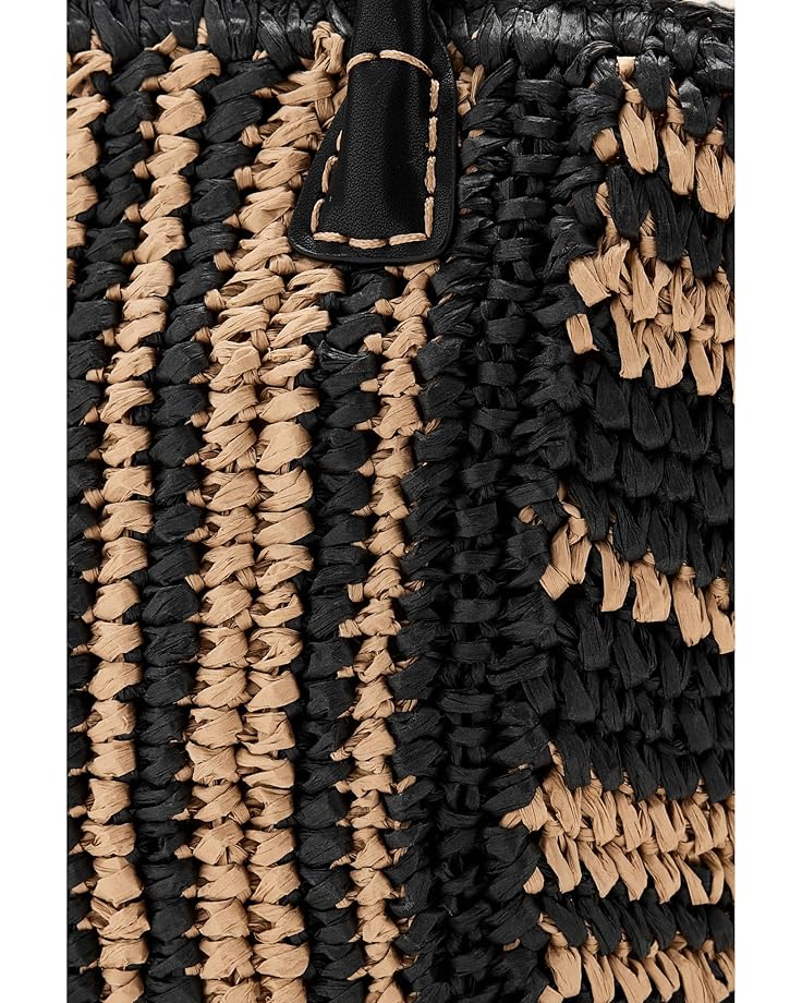 Madewell Mini Black And White Straw Tote - #4 of 5