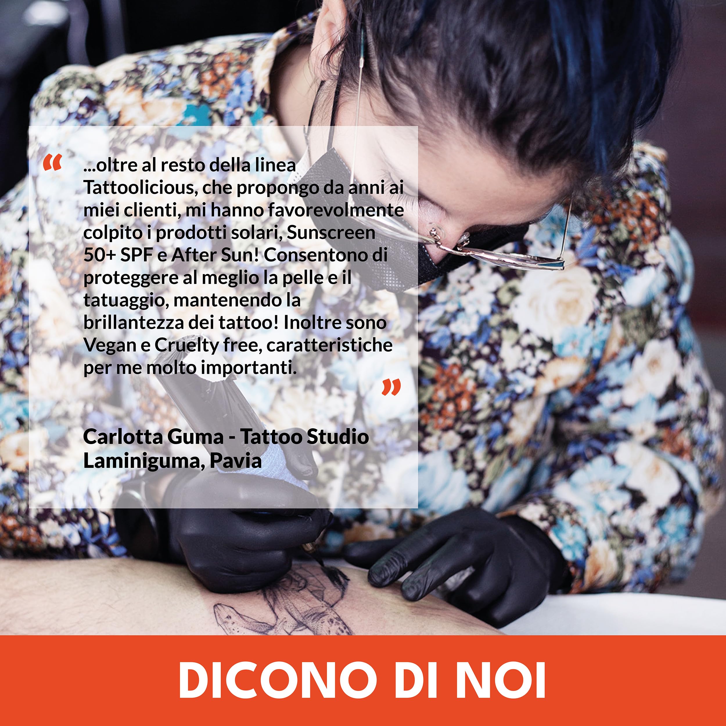 Tattoolicious SUNSCREEN 50+ SPF 75 ml – Protezione Solare | UVA/UVB Anti-Sbiadimento per Tatuaggi | Con Ingredienti Naturali e Principi Attivi Bio, Vegan, Cruelty Free, Derma Tested | Made in Italy