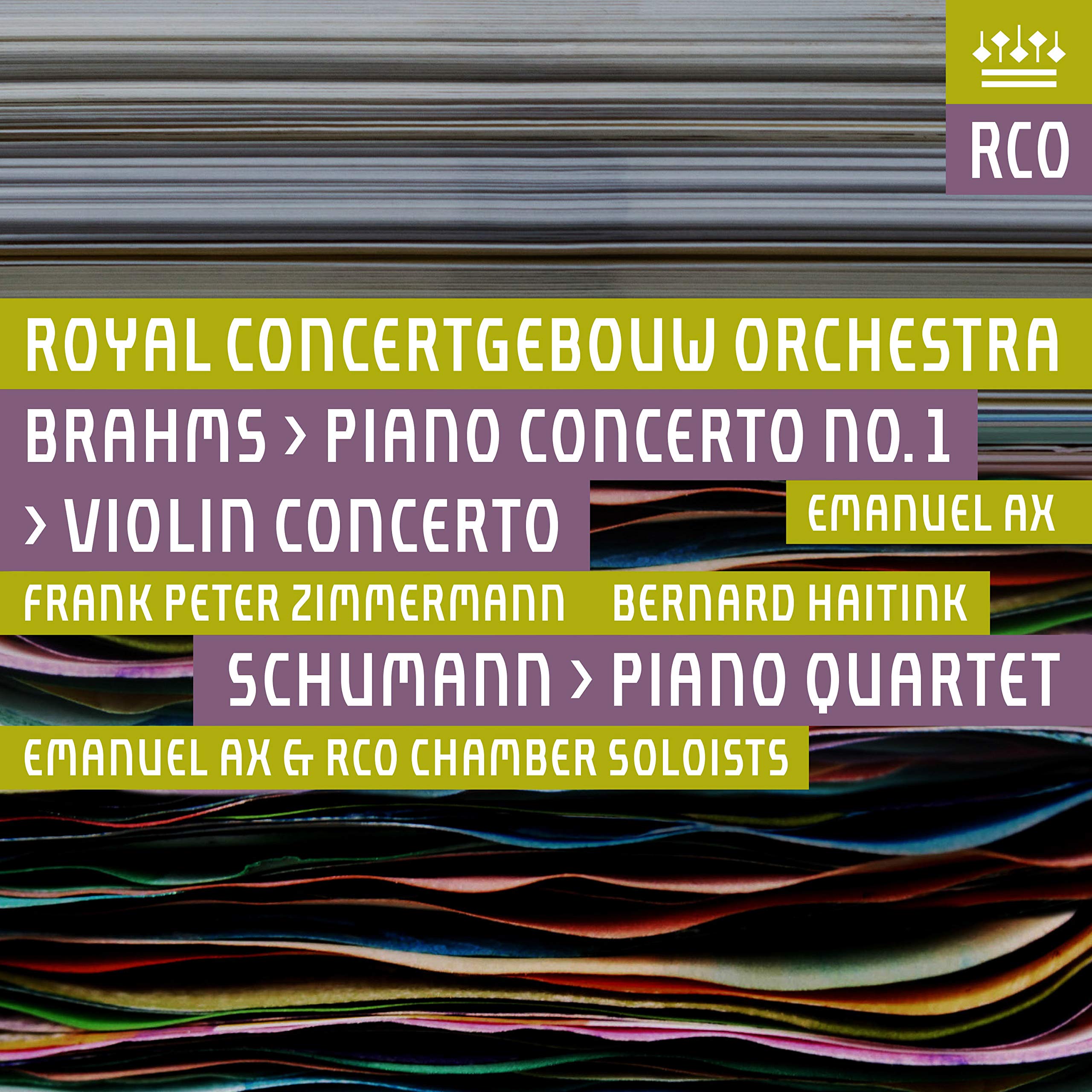 Brahms: Violin Concerto, Piano Concerto No.1, Schumann: Piano Quartet in E flat major, Op. 47