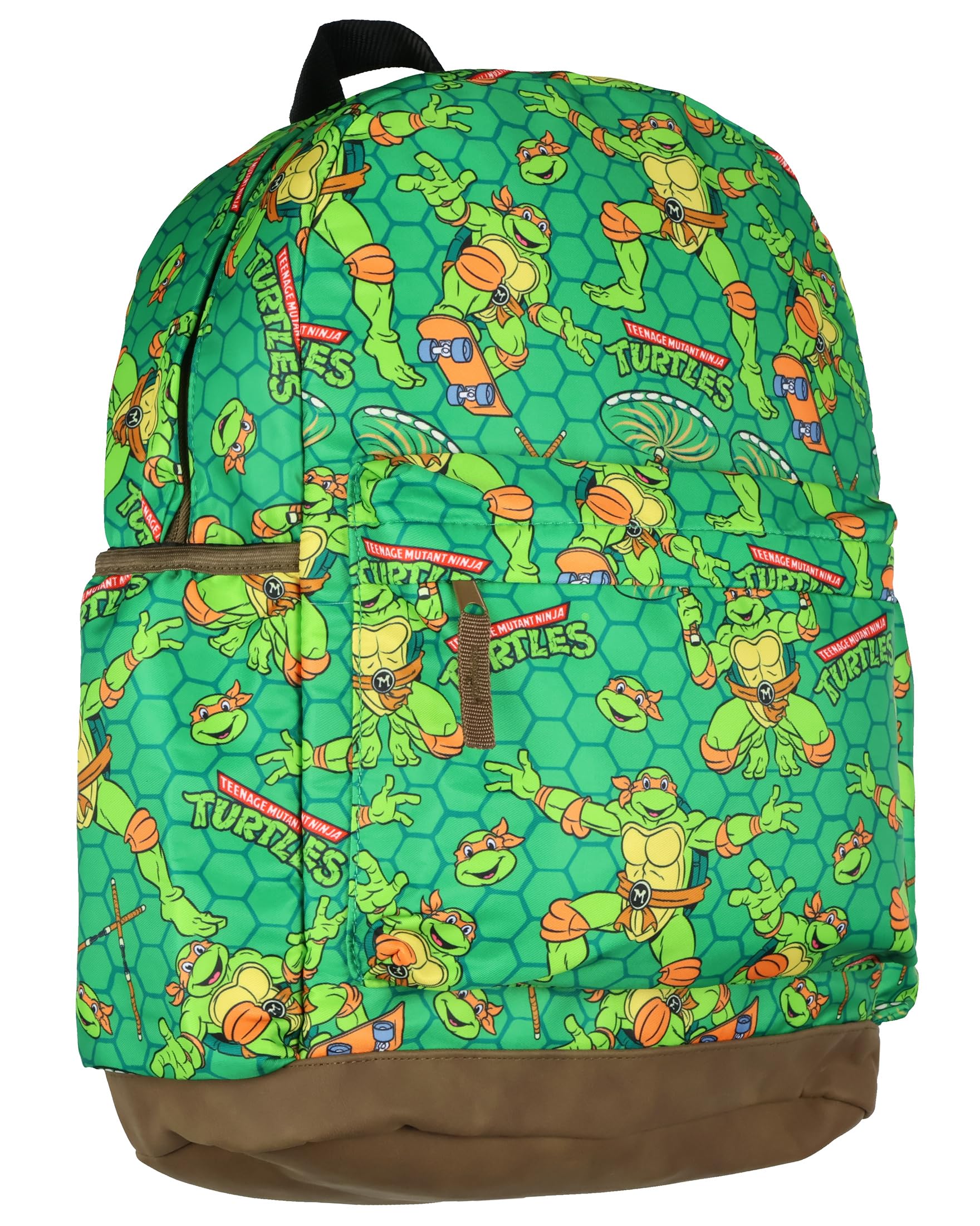 INTIMO TMNT Backpack Nickelodeon Teenage Mutant Ninja Turtles Mayhem Character Kids School Bookbag Michelangelo