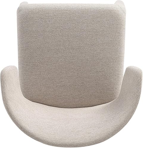 Miniatura 8 de Manhattan Comfort Conrad - Silla de comedor de tweed/metal de 17,3 pulgadas, color trigo (juego de 2) Trigo,Negro -,Crema,Gris,Saddle,NEGRO