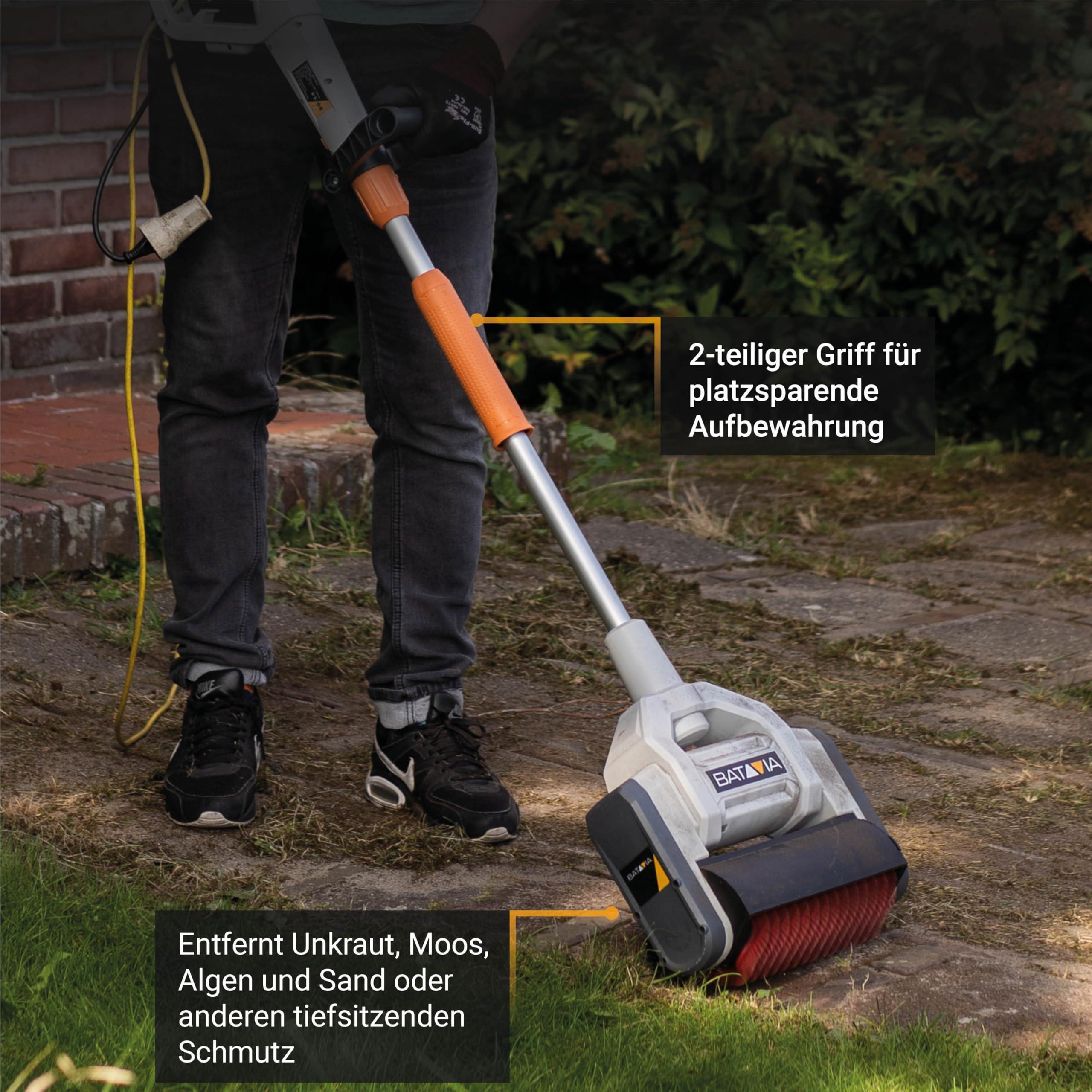 Batavia Maxxbrush 1020W Multi-Bürste | Komplettset mit 3 Bürsten