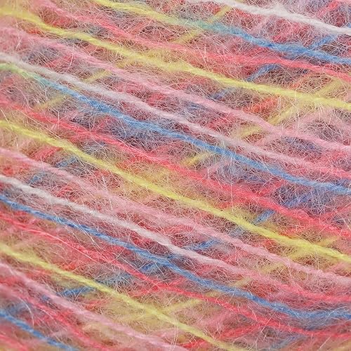 Vista 115 de JubileeYarn Mohair Elixir Yarn - 50 g/madeja Lana mezcla para bebé - Mimosa - 2 madejas 04 Mimosa