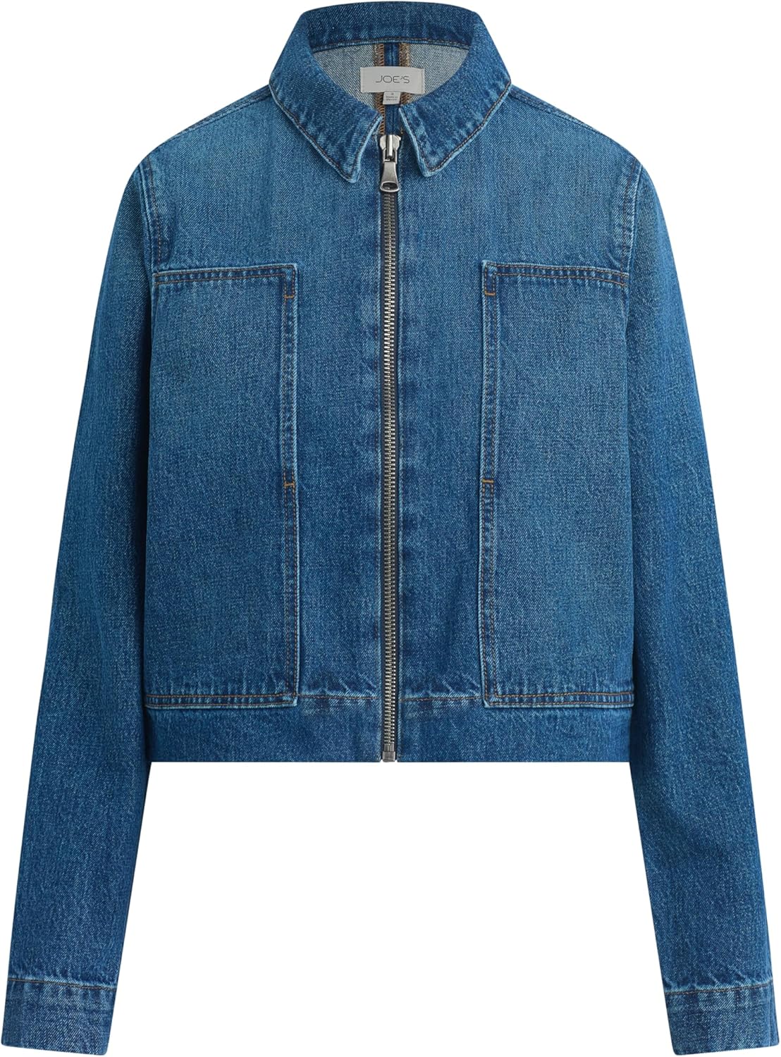 Joe's womens Boxy Denim Zip Jacket - Image 5