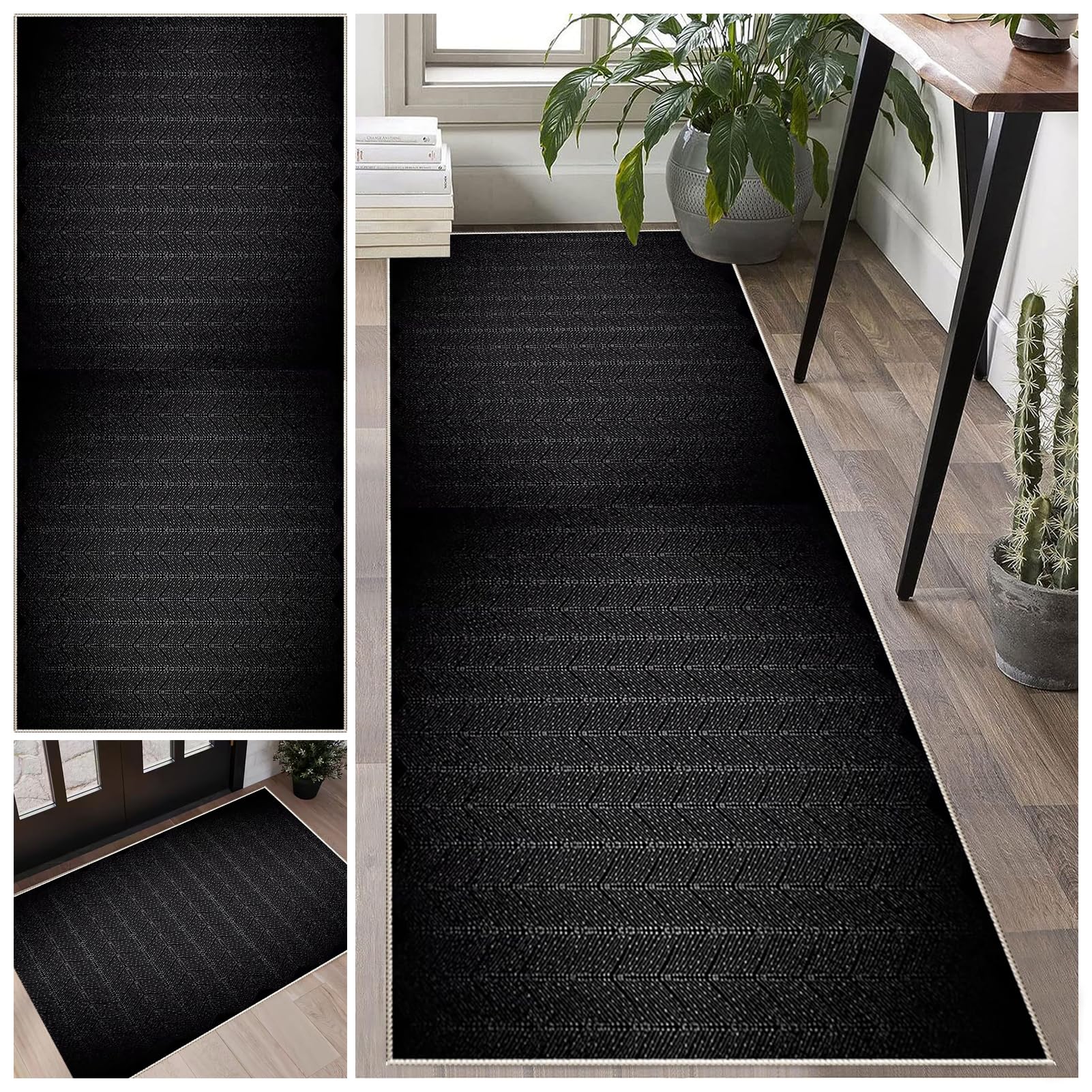 Laegnfho B225 Runner Rug For Hallway 70 X 130 Cm Non Slip Long Hallway Hall Runner Narrow Rugs Washable Runner Rugs Kitchen Mat Area Rug Runner For Bedroom Laundry Room Kitchen Entrance