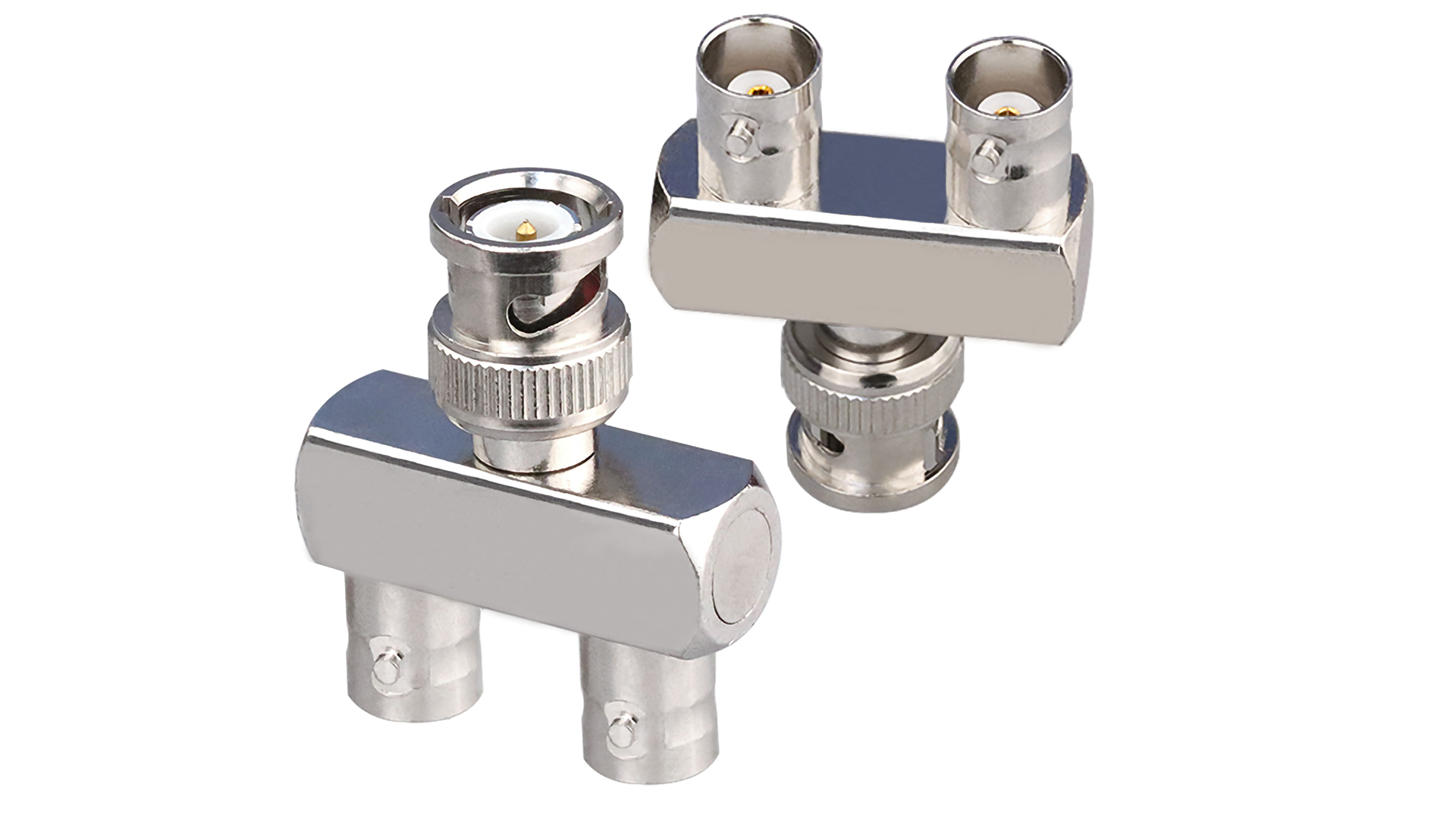 TUOLNK 2x Connettore A T Triplo N Maschio A Doppia N Femmina – Adattatore Coassiale 50 Ohm Per Antenne E CCTV